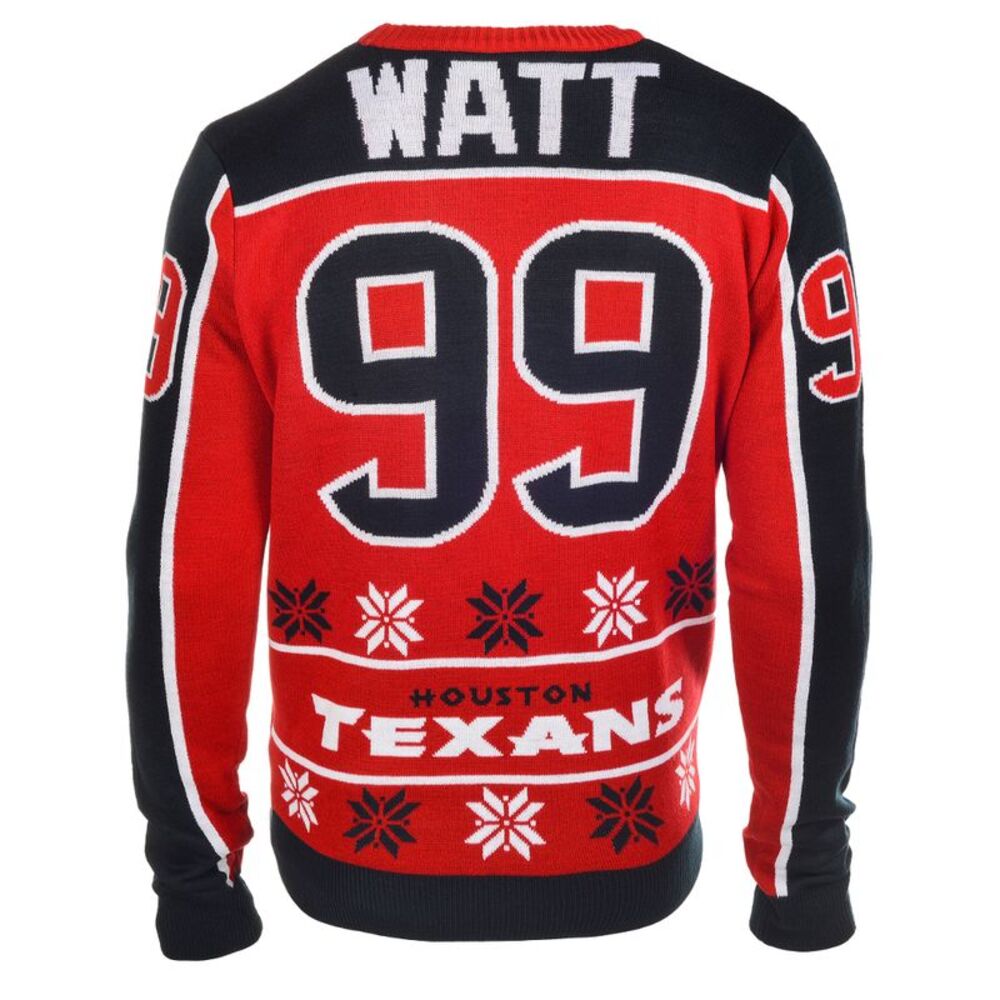 JJ Watt #99 (Houston Texans) NFL Player Ugly Sweater - Picture 2 of 4